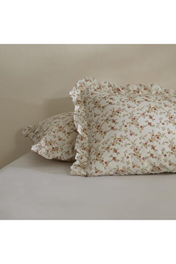 STOREMAX Snshop Home Mizu Ruffled 2-Piece Pillowcase Offwhite 467437