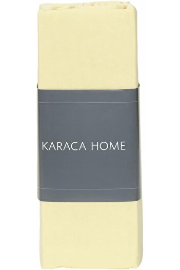 STOREMAX Sellbuyst Home Yellow Combed Cotton Single Fitted Sheet Trendy 266450