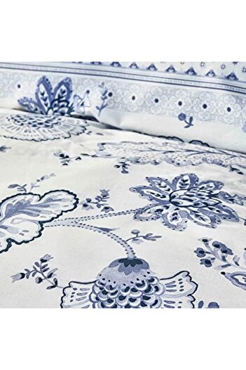 STOREMAX Sellbuyst Home Amar Blue%100 Cotton Double Duvet Cover Set Trendy 266450