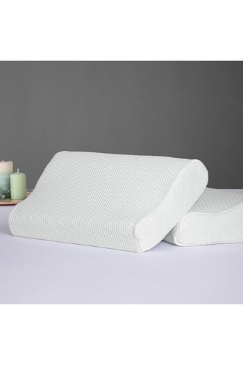 STOREMAX Sellbuyst Visco Norm Neck Pillow (30X50X10 cm) Trendy 266450