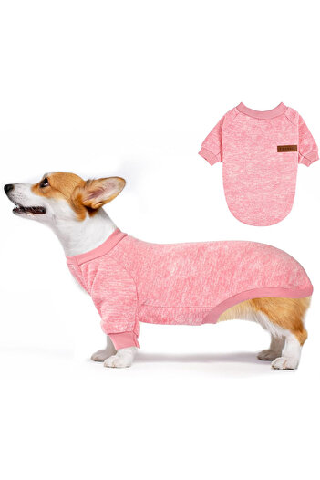 Niumowang dog/cat sweater, cotton/polyester, pink, size M