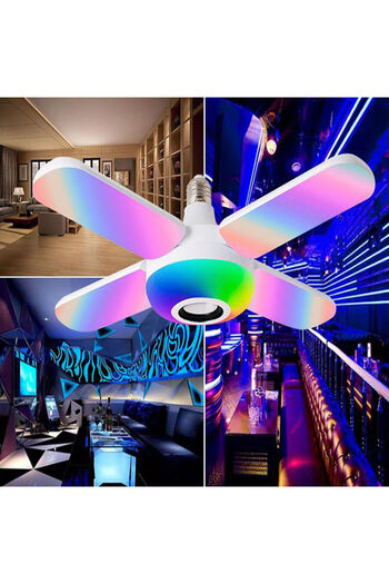 SDEPOT Lampa LED cu elice, muzicala, RGB, SDEPOT, cu diferite culori si telecomanda