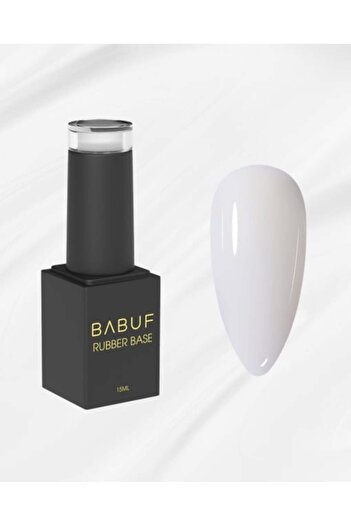 BABUF Baza Rubber Naturala – RB 2 – White Cream 15 ml