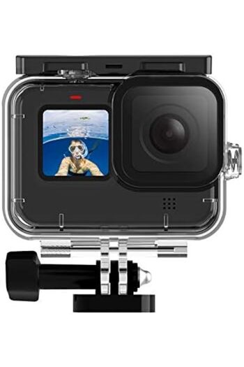 TELESIN Waterproof Case by for GoPro Hero 13, Hero 12, Hero 11, Hero 10, Hero 9 Black