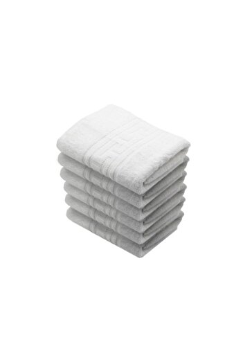OEM Set 12 bath towels, LaSani Towel Greek, white, 70 x 140 cm, cotton Pakistan, 500 gsm