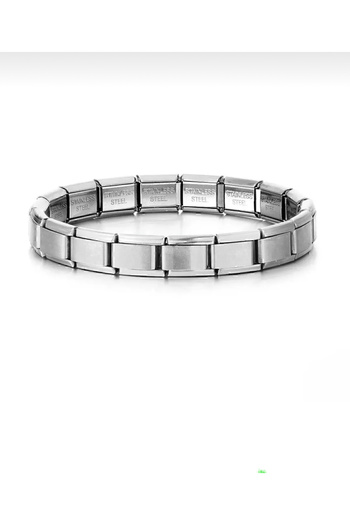 Nehir Italian Charm Unisex Bracelet - Stainless Steel, Suitable for Every Wrist!