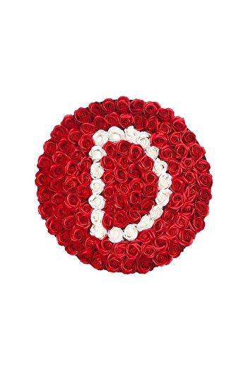 YUPY Letter D from Roses in Giant Box, 50 cm, Yupy®