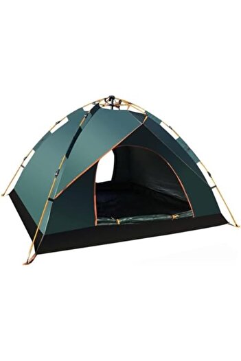 Türkiye Camping Tent 3-4 Person, Pop Up Tents Removable Instant Tent 2 Door Breathable Waterproof UV Protect