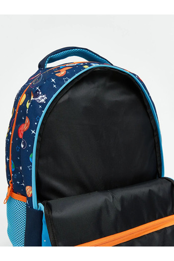 LC Waikiki LCW ACCESSORIES Karişik Uzay Baskılı Erkek Çocuk Sırt Çantası