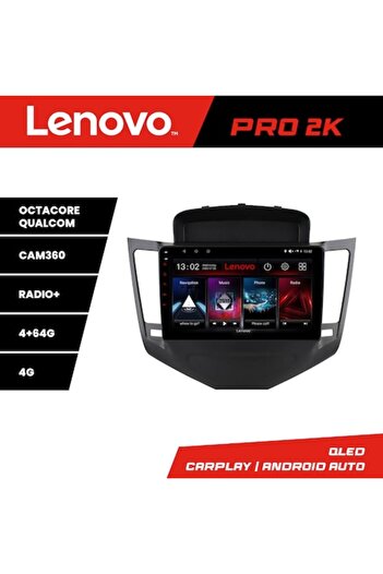 LENOVO Navigatie Chevrolet Cruze Kit-045 8 core QLED 2K 4+64 360 Android Waze USB