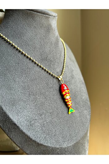 lavanderopa Fish Steel Necklace