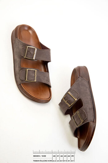 SOHO Men's Brown Slippers 20304