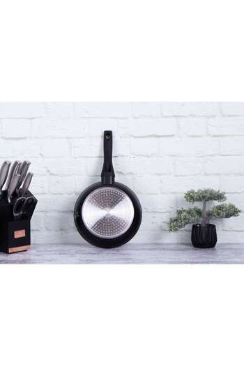 Berlinger Haus Serpenyő, 24 cm 4,8 cm 1,7L - Kovácsolt alumínium fekete