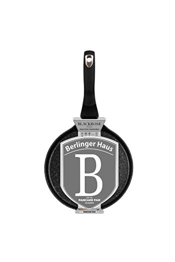 Berlinger Haus Pancake serpenyő, 25 cm - Kovácsolt alumínium fekete-rózsa arany, turbó indukciós alapú
