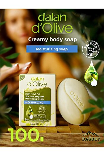 Dalan 6 Pieces of Dalan Moisturizing Olive Oil Soap 6x100 gr