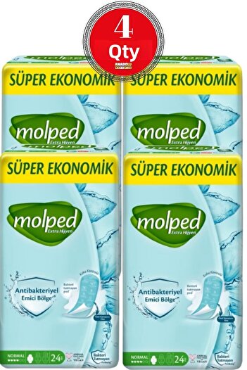 Molped Extra Hygiene Pad Seko Normal 24 Pieces 4 Pieces