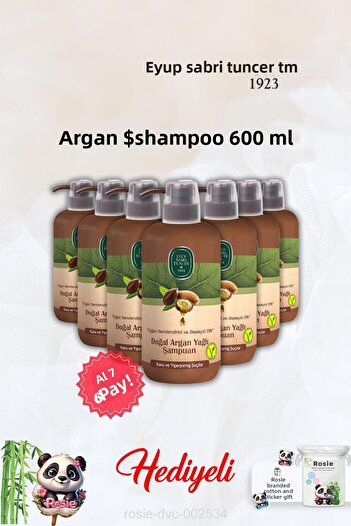 Eyüp Sabri Tuncer Eyüp Sabri Buy 7 Get 6 - Argan Shampoo and Rosie Gift Set