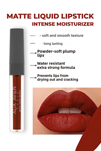Alix Avien ALIX AVIEN MATTE LIQUID LIPSTICK 524 RUBY RED