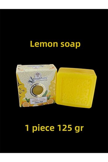 ANTEPLİHANI Lemon Soap, Lemon, Mis Scented, Natural Handmade Natural Soap, Soap (1 Piece 125 Gr)