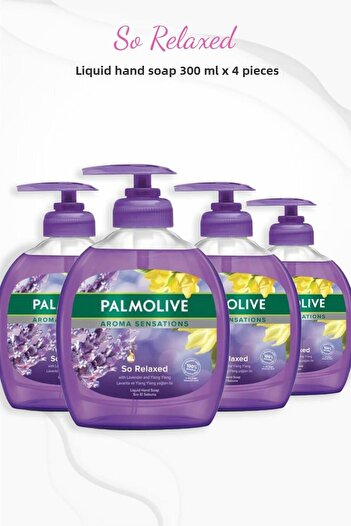 Palmolive Aroma Sensations So Relaxed Liquid Soap 300 ml x 4 Pieces