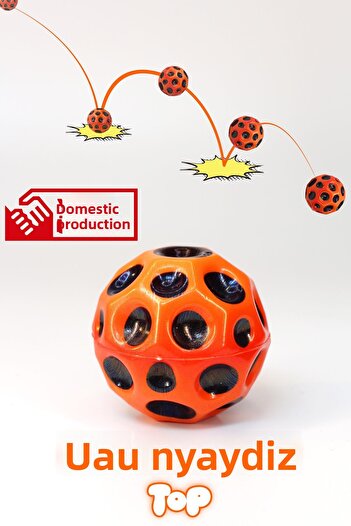 Telvesse Jumping to the High Crater Ball Galaxyball Galaxy Space Moon Ball Extreme Bouncing Monball Garden Toy