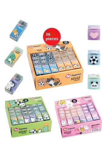 FixPoint Eraser Transparent Mixed Figure P-0973