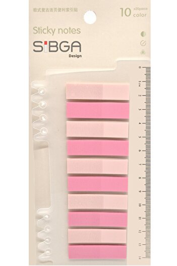 sibga tasarım Transparent Pink Postit Post-It Post It. Bookmark Bookmark Postit Sticker Note Paper 200 Sheets