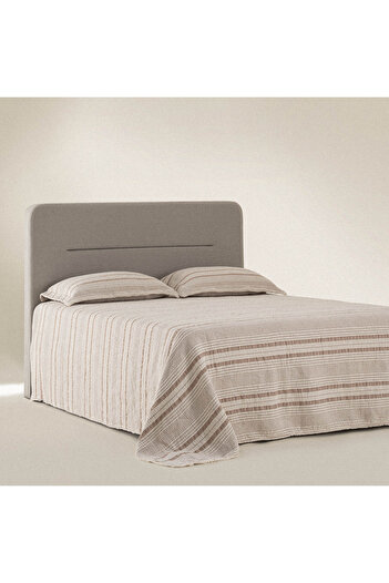 Ecocotton Hivda Double Bedspread - 100% Organic Cotton, Muslin Filled, Terra 240X260 Cm