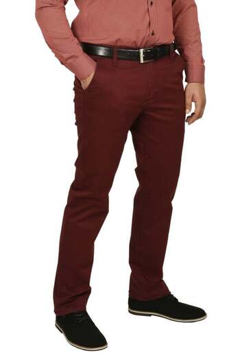 Realize Men's trousers, with slant pockets, navy blue