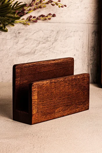 Snippy Vero - Wooden Napkin Holder Desktop Napkin Organizer