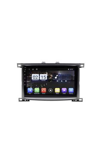 Toyota Land Cruiser Android screen for Toyota Land Cruiser G.XR 2002-2007 model (RAM 2 - Memory 32) supports CarPlay