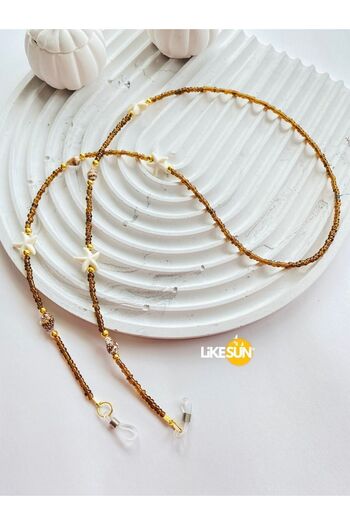 LiKESUN Light Design Women's Glasses Strap Glasses Lanyard (Double Wrap Necklace)