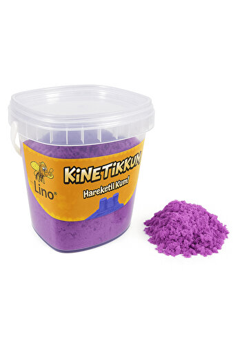 Lino Kinetic Sand Bucket 500Gr Purple / Ln-500Mr