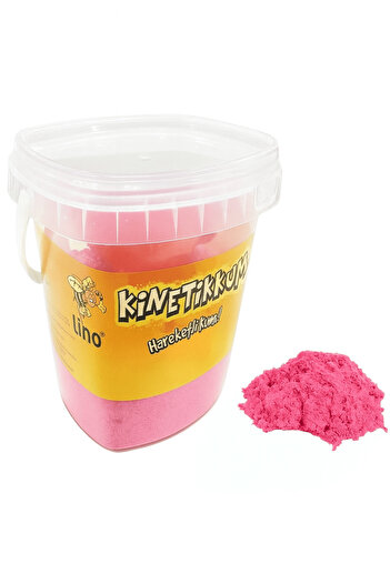 Lino Kinetic Sand Bucket 500Gr Pink / Ln-500P