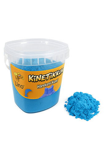 Lino Kinetic Sand Bucket 500Gr Blue / Ln-500M