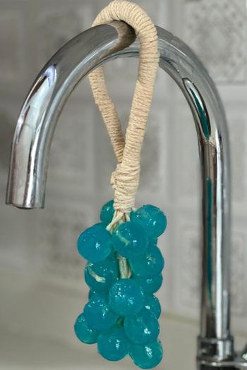 LİNECRAFT Salkım Soap Faucet Soap Natural Handmade Grape Pendant Soap Ocean Scented