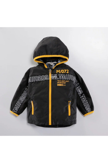 Midimod 6-14 Years Old Lined Hooded Boy's Raincoat