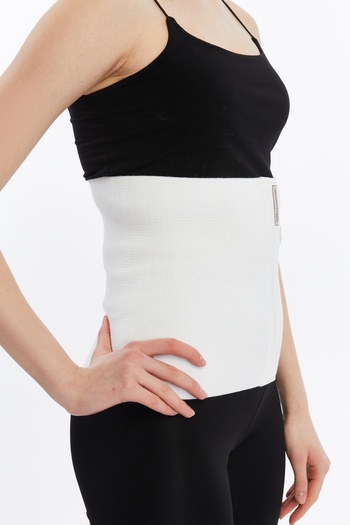 orthohealthmedical Wool Corset Flexible Wearable, Lower Back Pain and Hernia Waist Corset White Unisex