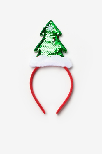 Le Mabelle Green Sequined Pine Tree Girl's Crown