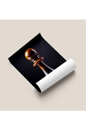 Rosaart Unframed Poster Digital Print - Pawn - Chess