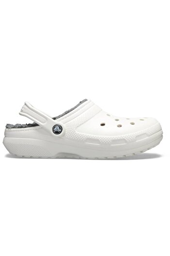 Crocs 203591 Klasyczne chodaki z podszewką, białoszare