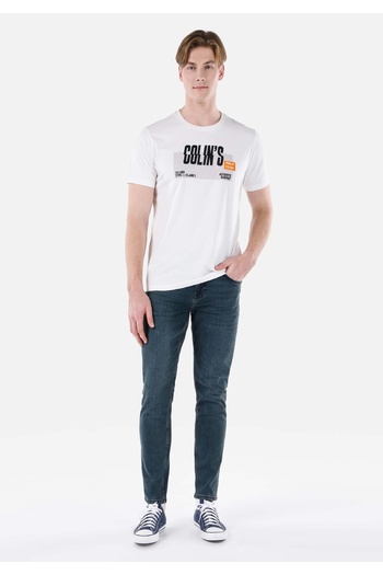 Colin's Regular Fit Men's Green Jean Trousers