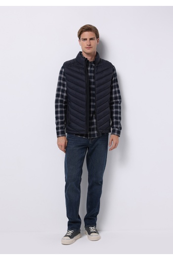Colin's Сlim Fit Чоловічий Синій Жилет