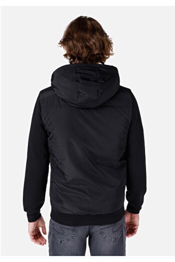 Colin's Slim Fit Men's Black Coat