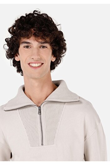 Colin's Ανδρικό φούτερ Comfort Fit Stone