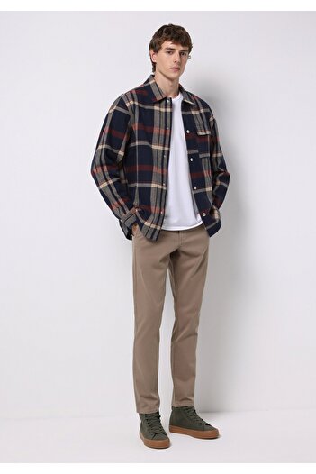 Colin's Slim Fit Orta Bel Düz Paça Erkek Bej Astarsız Pantolon