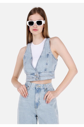 Colin's Blue Slim Cut Women's Bustier