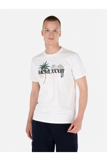 Colin's Men's White T-Shirt - Sleeves