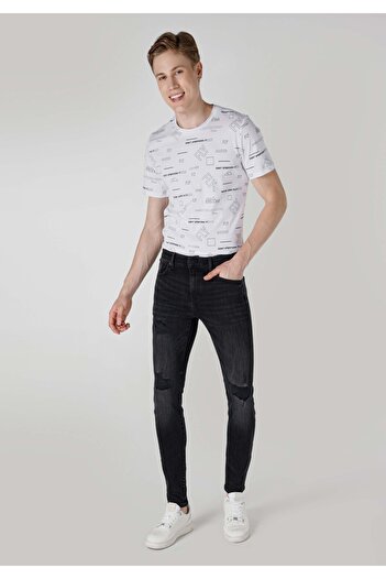 Colin's Slim Fit Low Waist Slim Leg Men's Black Jean Pants