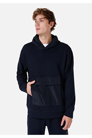 Colin's Regular Fit Men's Navy Blue Sweatshirt